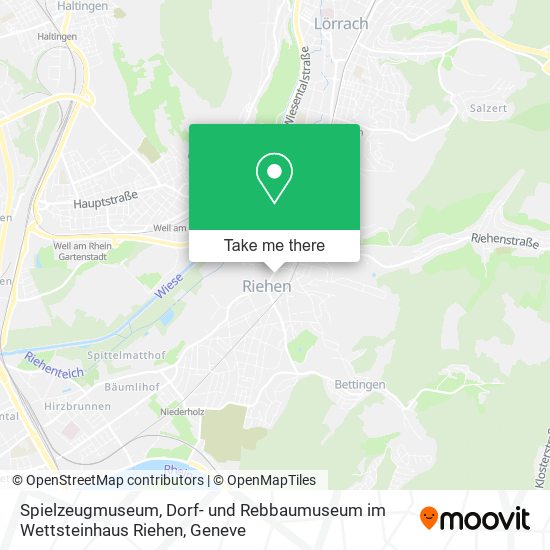 Spielzeugmuseum, Dorf- und Rebbaumuseum im Wettsteinhaus Riehen map