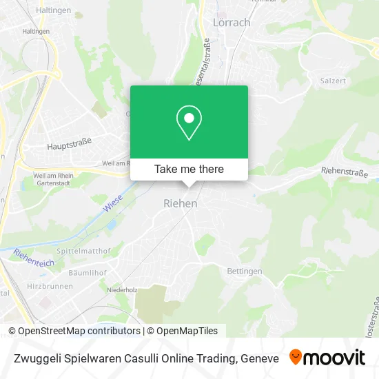 Zwuggeli Spielwaren Casulli Online Trading map