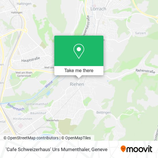 'Cafe Schweizerhaus' Urs Mumenthaler map