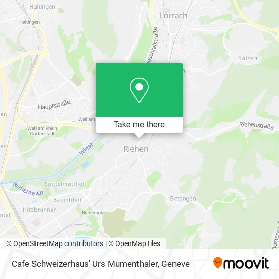 'Cafe Schweizerhaus' Urs Mumenthaler map