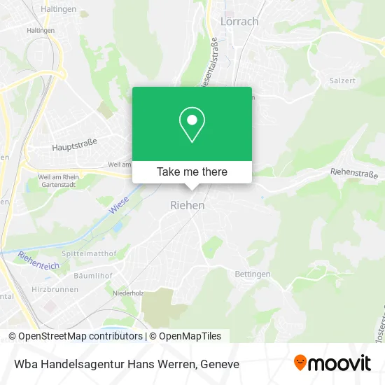 Wba Handelsagentur Hans Werren map