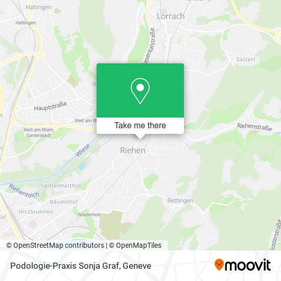 Podologie-Praxis Sonja Graf map