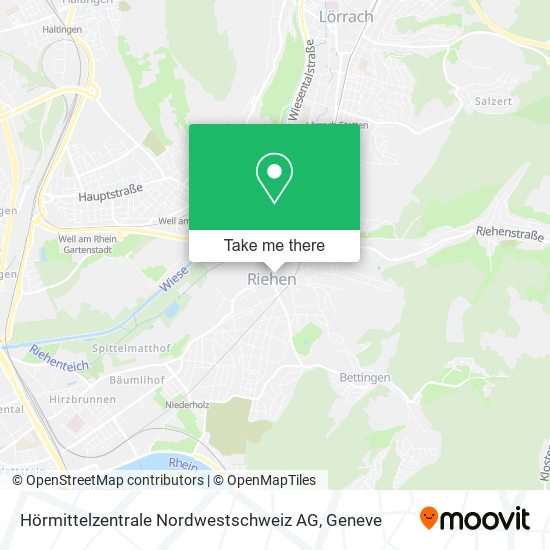 Hörmittelzentrale Nordwestschweiz AG map