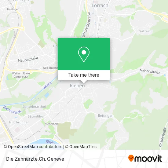 Die Zahnärzte.Ch map