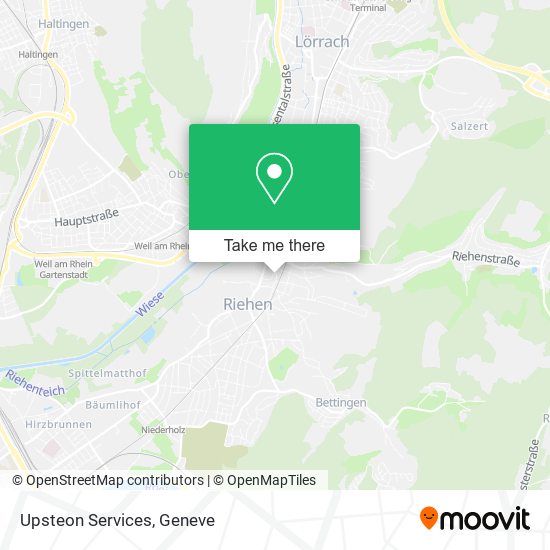 Upsteon Services map