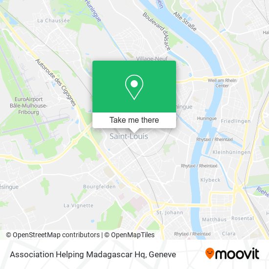 Association Helping Madagascar Hq map