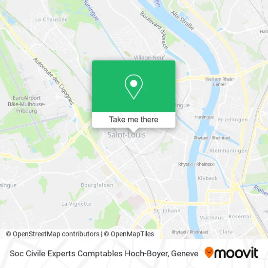 Soc Civile Experts Comptables Hoch-Boyer map