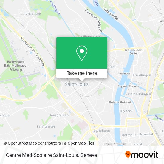 Centre Med-Scolaire Saint-Louis map