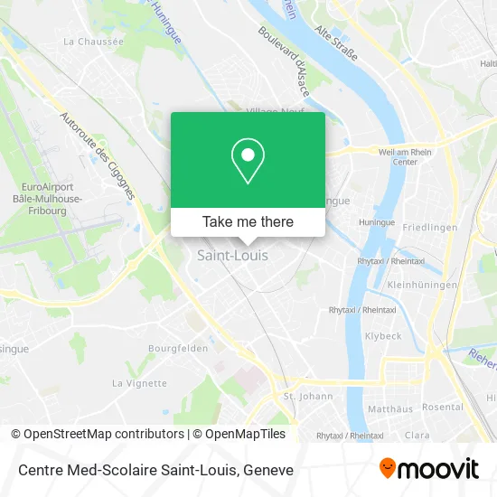 Centre Med-Scolaire Saint-Louis map