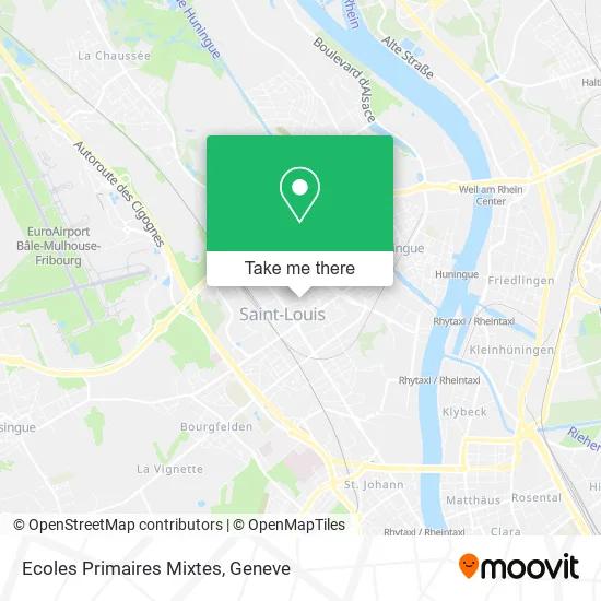 Ecoles Primaires Mixtes map