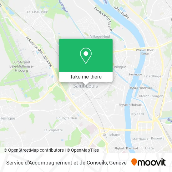 Service d'Accompagnement et de Conseils map