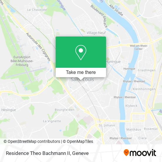 Residence Theo Bachmann II map