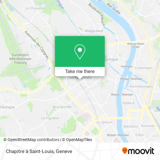 Chapitre à Saint-Louis map