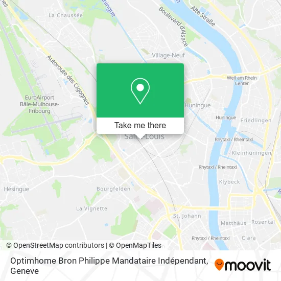 Optimhome Bron Philippe Mandataire Indépendant map