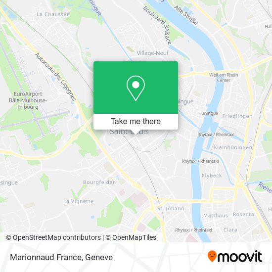 Marionnaud France map