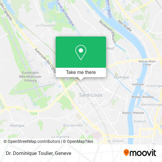 Dr. Dominique Toulier map