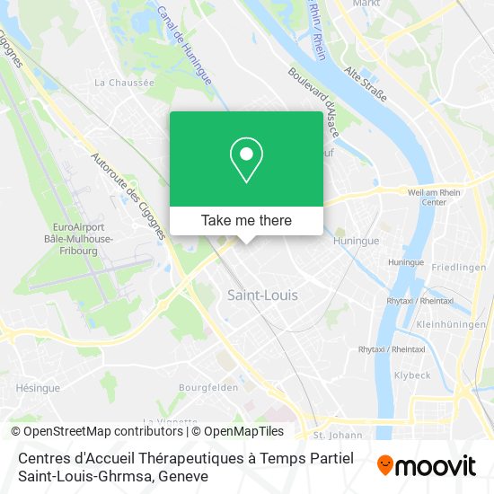 Centres d'Accueil Thérapeutiques à Temps Partiel Saint-Louis-Ghrmsa map