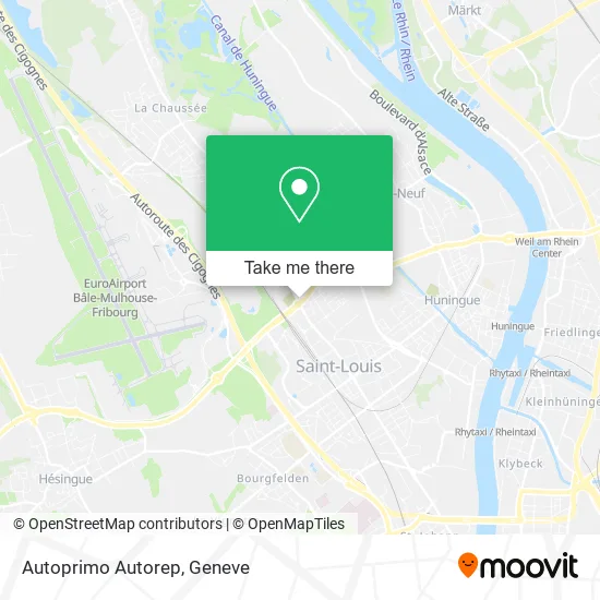 Autoprimo Autorep map