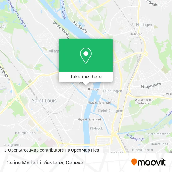 Céline Mededji-Riesterer map