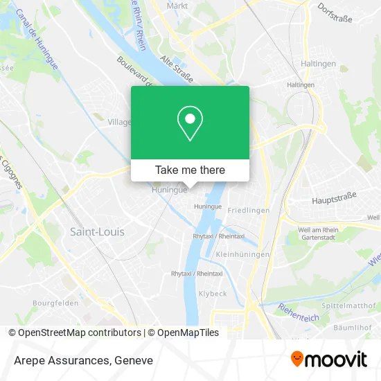 Arepe Assurances map