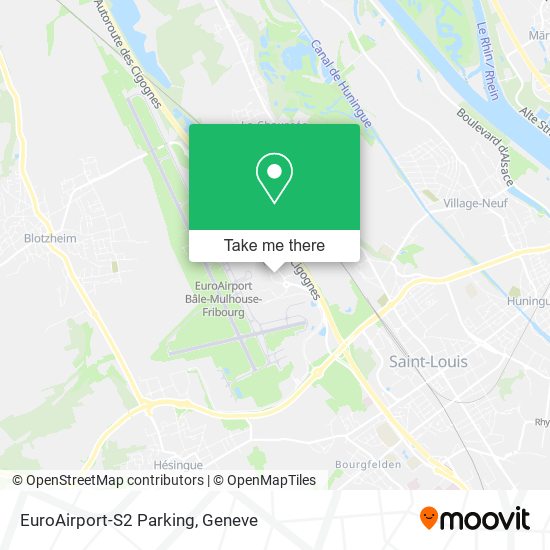 EuroAirport-S2 Parking map