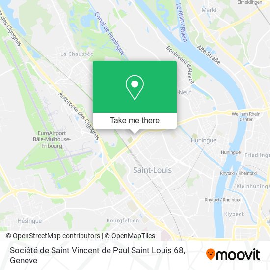Société de Saint Vincent de Paul Saint Louis 68 map
