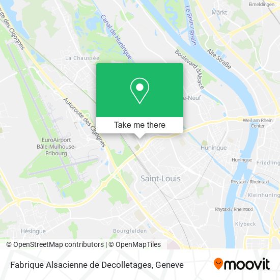 Fabrique Alsacienne de Decolletages map