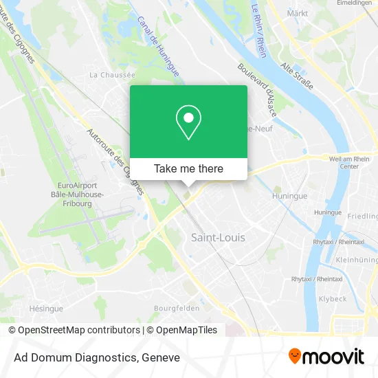 Ad Domum Diagnostics map