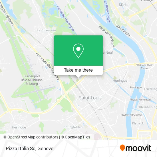 Pizza Italia Sc map