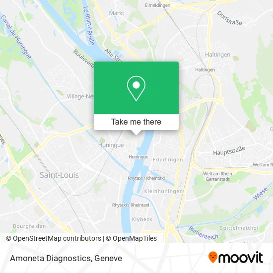 Amoneta Diagnostics map