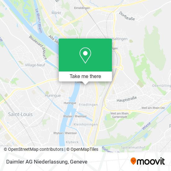 Daimler AG Niederlassung map