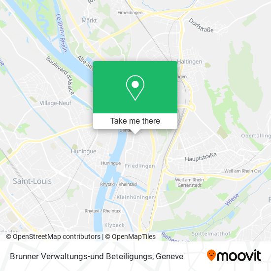 Brunner Verwaltungs-und Beteiligungs map