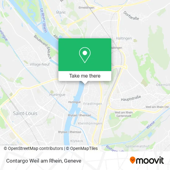 Contargo Weil am Rhein map