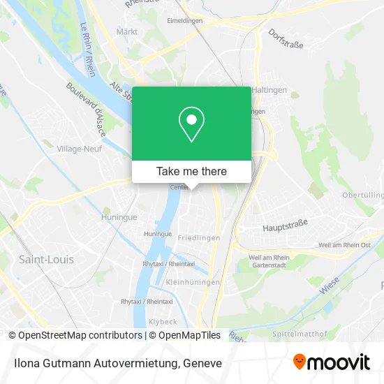 Ilona Gutmann Autovermietung map