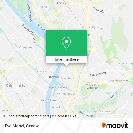 Evo Möbel map