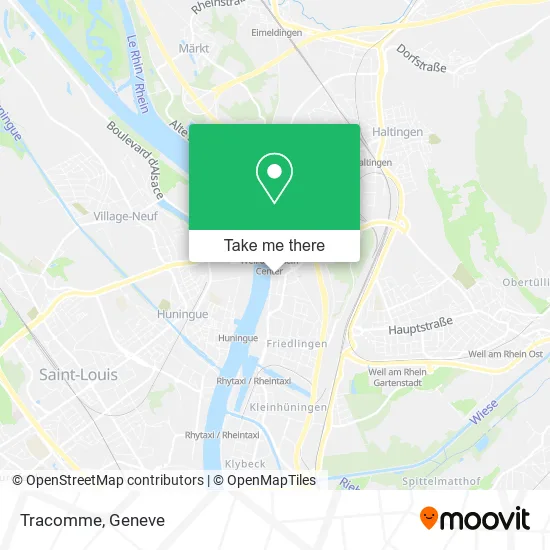 Tracomme map
