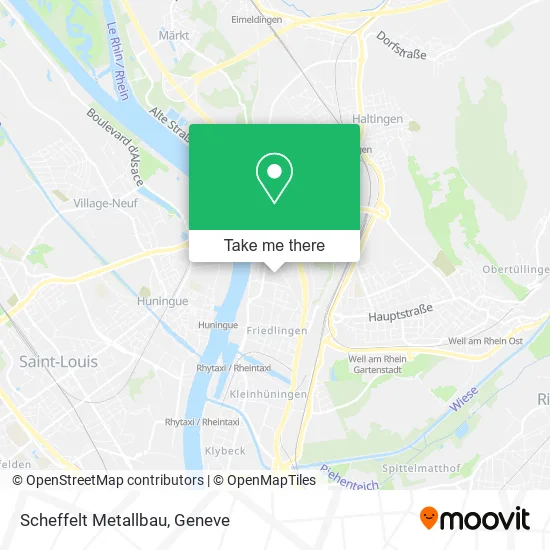 Scheffelt Metallbau map