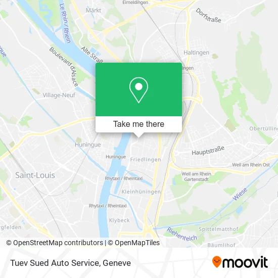 Tuev Sued Auto Service map