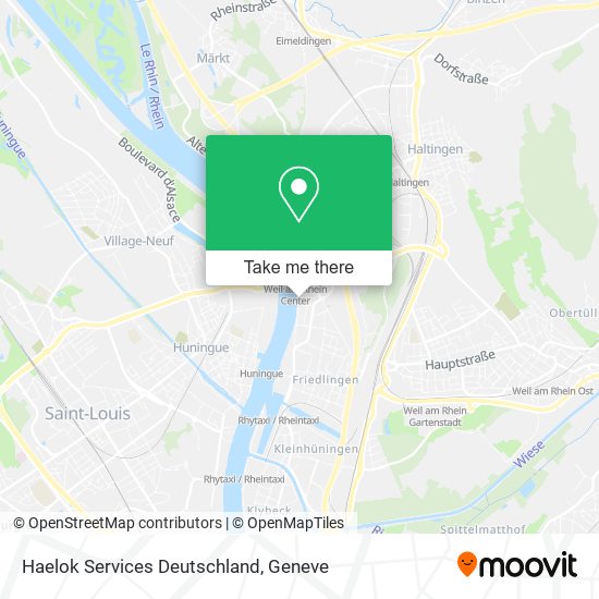 Haelok Services Deutschland map