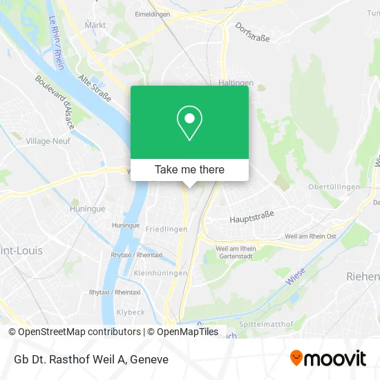 Gb Dt. Rasthof Weil A map