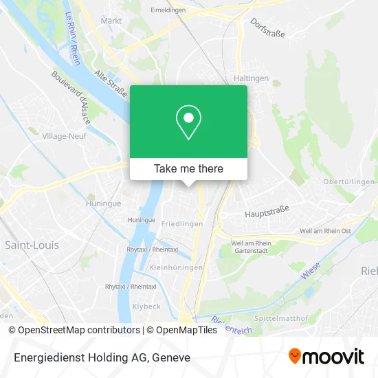 Energiedienst Holding AG map