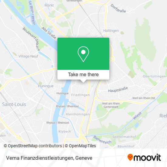 Vema Finanzdienstleistungen map