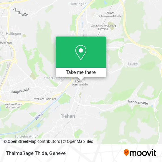 Thaimaßage Thida map