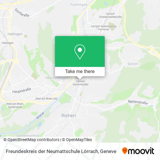 Freundeskreis der Neumattschule Lörrach map