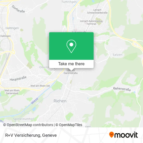 R+V Versicherung map