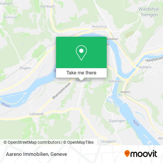 Aareno Immobilien map