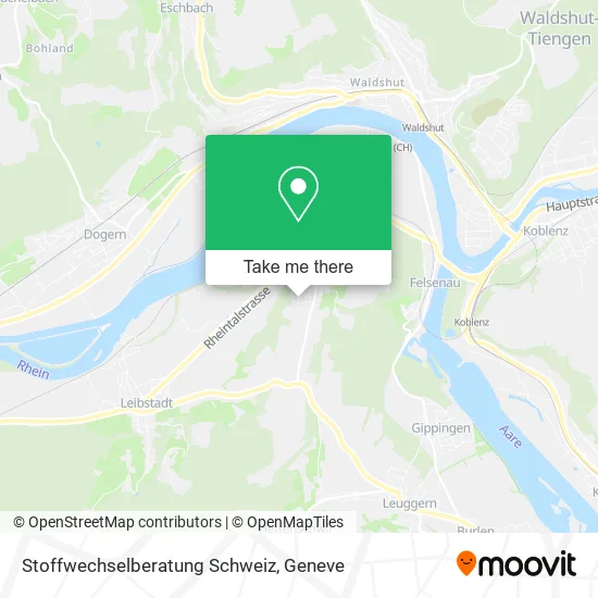 Stoffwechselberatung Schweiz map