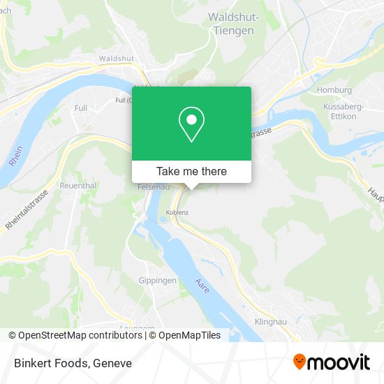 Binkert Foods map