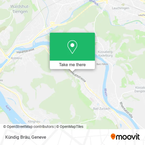 Kündig Bräu map