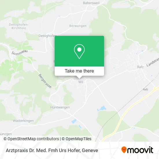 Arztpraxis Dr. Med. Fmh Urs Hofer map